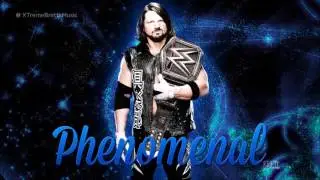 WWE: "Phenomenal" [iTunes Release] by CFO$ ► AJ Styles Theme Song