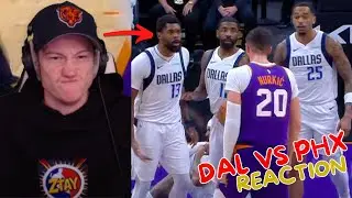 Reacting to Mavericks vs Suns Regular Season Game!