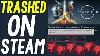 Starfield is Being ABSOLUTELY TRASHED On STEAM - PAID Mods is NONSENSE!