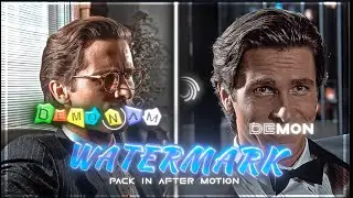 Watermark Pack that Boost Your edit 🔥 || Free xml in Alight motion || (+Preset )