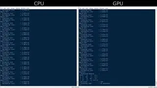 Python PyTorch CPU vs GPU