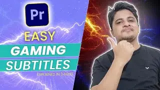 How to Edit Gaming Subtitles (Adobe Premiere Pro 2021) | Premiere Pro Gaming Editing Tutorial