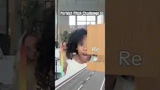 Mom and son trying Perfect pitch challenge 