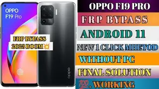 OPPO F19 Pro (CPH2285) FRP Bypass ll Google Account Bypass Without PC 100% Free New Trick 2023