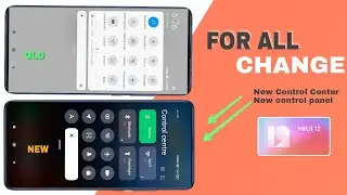 MIUI 12 New Control Center|New control panel| Enable|💥miui12 hidden features