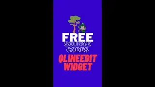 How to make QLineEdit Widget? - Python PyQT6 Lesson 5 #shorts