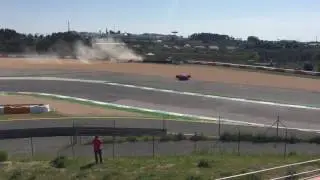 Ferrari 488 GTB crash at Track Day - Estoril