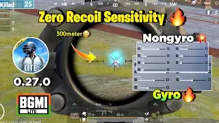 😱Pubg Lite Zero Recoil Sensitivity Setting 2024😳| Pubg Lite Sensitivity Settings Full Guide 2024 🔥