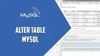 MYSQL – ALTER TABLE – Video 27