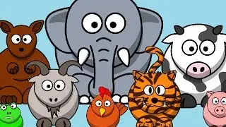 The Animal Sounds Song | Kids Learning Videos