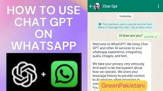 How to Use ChatGPT on WhatsApp? | CHATGPT Integration with WhatsApp | Get Answers from ChatGPT
