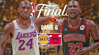 NBA DREAM FINALS | 2010 LAKERS vs 1996 BULLS GAME 6 | NBA 2K24 (PS5)