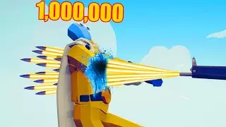 1000000 DAMAGE RAPID SHOTGUN vs EVERY UNIT - TABS Totally Accurate Battle Simulator