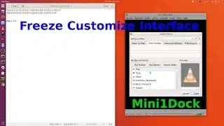 [FIX] Linux OS: VLC 3.x.x | Freeze Customize Interface | Mini1Dock