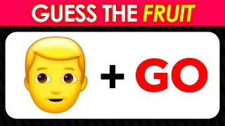 Can You Guess The FRUIT by emojis? | Emoji Quiz