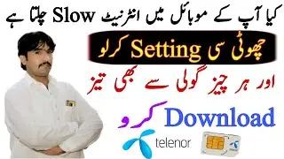 How To Get Telenor Internet Setting |Telenor Internet Setting 2021 | Technical Zahid Khan