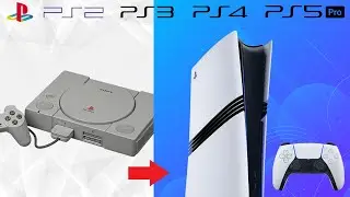 PS1 - PS5 Pro Console Evolution Timeline - 30 Years of PlayStation