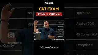 CAT Exam 99%iler vs 100%iler #cat2024 #catexam #cat2024