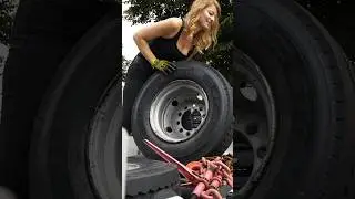 Trucking Girl vs Flat Tire