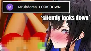 Nerissa Can't Resist Looking Down After Reading This Chat…【Hololive EN】