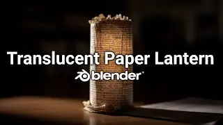 How to Make Translucent Paper Material | Blender Arch - Viz Series