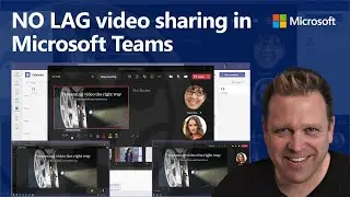 How to present videos in Microsoft Teams meetings WITHOUT LAG using web streaming & PowerPoint Live