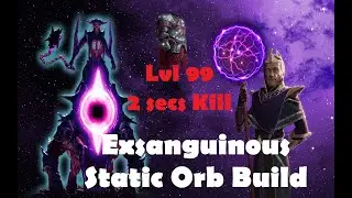 Lvl 99 Sorc Exsanguinous Build - 1 Combo Aberroth 2secs Kill Cycle v1.7