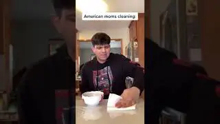 American Vs. Arab moms cleaning 