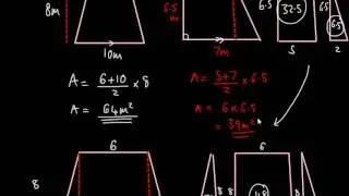 9-1 GCSE Maths - Area and Perimeter of a Trapezium