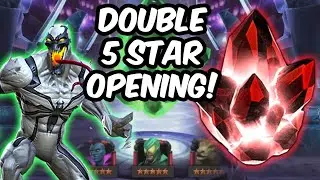 Double 5 Star Crystal Opening & Free To Play Day #11 Highlights - Marvel Contest of Champions