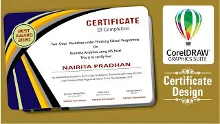 How to make Certificate Design in CorelDRAW X7 | Techpro Deb