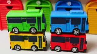 Tayo the Little Bus Toys departure from the garage - Toys for Children