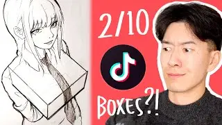 RATING TIKTOK ART TUTORIALS 😭 11