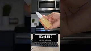 Lemon Juice Natural Deodorant lemon 🍋  #naturaldeodorant #lemonjuice #healthandwellness