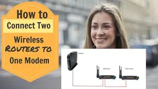 How to Connect Two Wireless Routers to One Modem