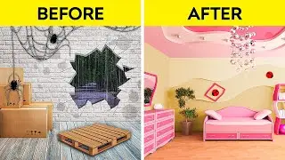 RICH vs. BROKE ROOM MAKEOVER CHALLENGE 🏠🌟 Epic Secret Room Ideas for Any Space by 123 GO! GLOBAL