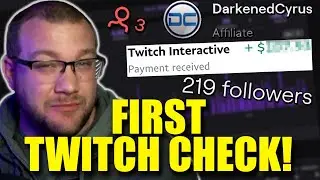 MY FIRST TWITCH CHECK! How Much Do Small Twitch Affiliates Make?