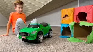 Mark and cars with big wheels - 30 minute video