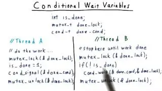 Conditional Wait Variables