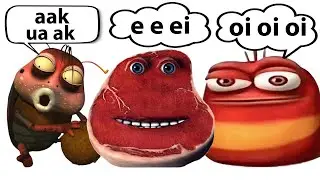 oi oi oi red larva vs e e ei i'm on vacation vs Brown Larva