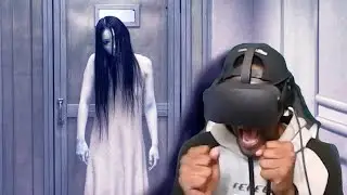 SCARY HAUNTED Virtual Reality - Hilariously FUNNY REACTIONS 🤣🤣🤣