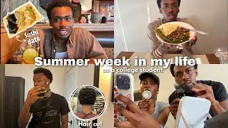 Summer week in my life | sushi date, haircut, cooking with me, grocery shopping, work out, chitchat