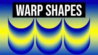 Photoshop Tutorial : WARP / Transform Shape Layers (Cylinder) Tip