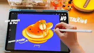 ASMR IPAD DRAWING NO TALKING