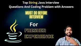 2024 Top 10 Java String Interview Questions and coding problems | palindrome |reverse | anagram