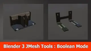 Blender 3 JMesh Tools New Feature : Boolean Mode