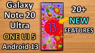 Galaxy Note 20 Ultra Android 13 One UI 5 update! 20+ NEW features 😍