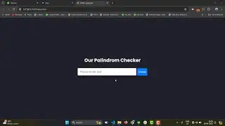 #javascript  build a  palindrome Checker