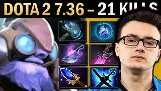 Tinker Gameplay Miracle with 21 Kills and Khanda - Dota 2 7.36