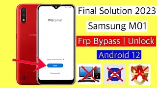 2023 Final solution-Samsung M01 Frp Bypass without pc | Samsung m01 remove google lock